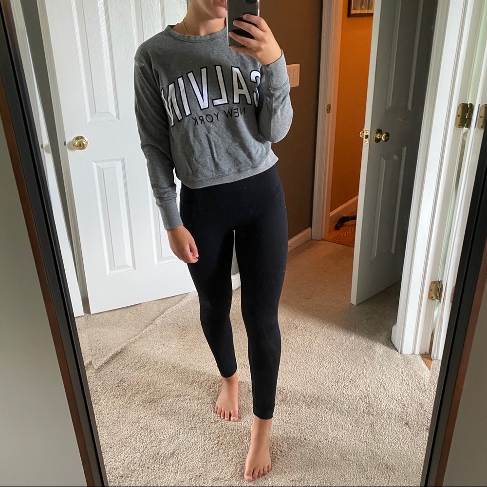 CALVIN KLEIN long sleeve crew neck sweatshirt
